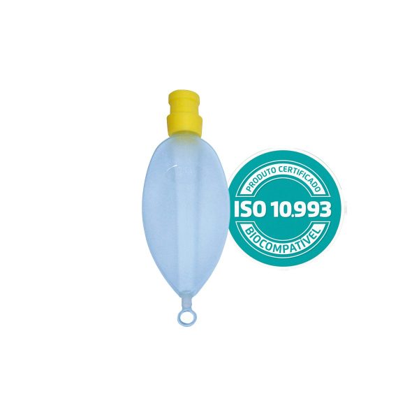 BALÃO RESPIRATÓRIO COM LAÇO SILICONE 1/2 LITRO