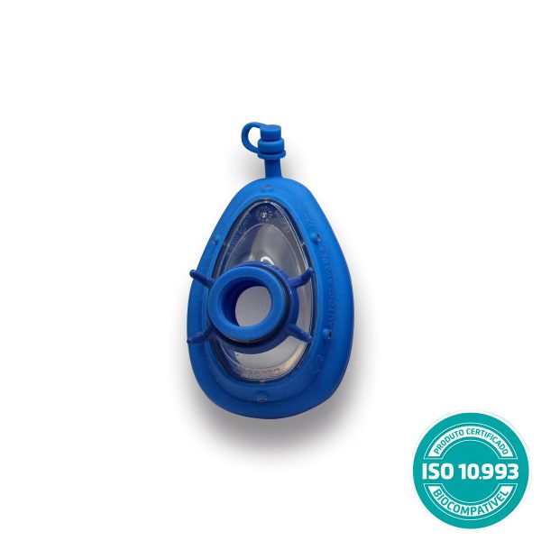 MÁSCARA COM COXIM INFLÁVEL EM SILICONE INFANTIL